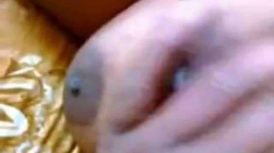 Slutty Indian chick lets her lover fondle her huge natural tits - 2. pic