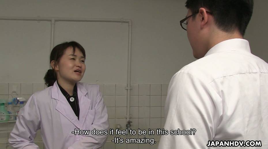 Spoiled though shy looking Asian gal Sayaka Aishiro gives a proper blowjob - 4. pic