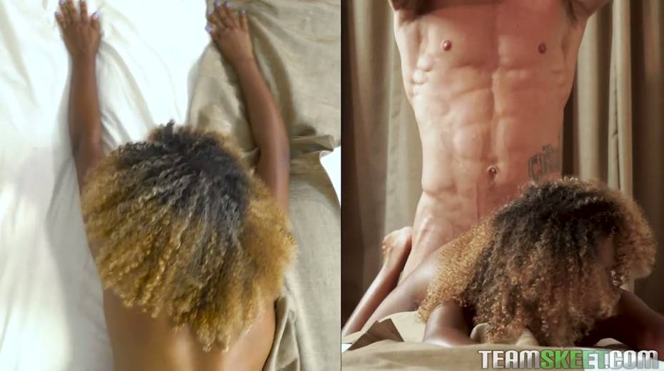 Black chick Kiki Star is eager for big white penis and wants to be rammed hard - 16. pic
