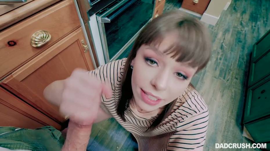 Cum-thirsty teen Alex Blake gives a blowjob and gets fucked by horny stepdad - 9. pic