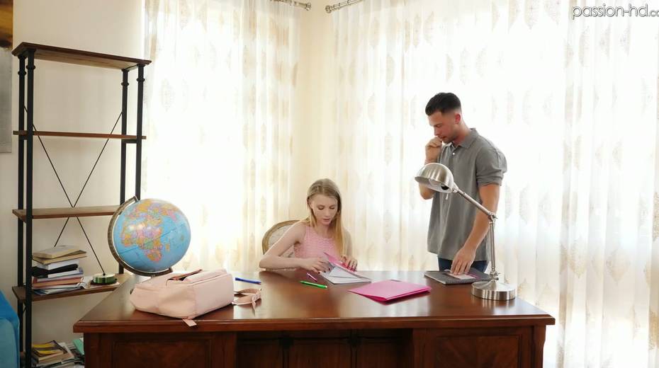Straight A student Charlotte Carmen hooks up with one of her fellows - 3. pic