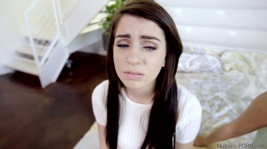 Angry stepdad punishes pretty hot stepdaughter Ashlee Mae and her GF - 2. pic