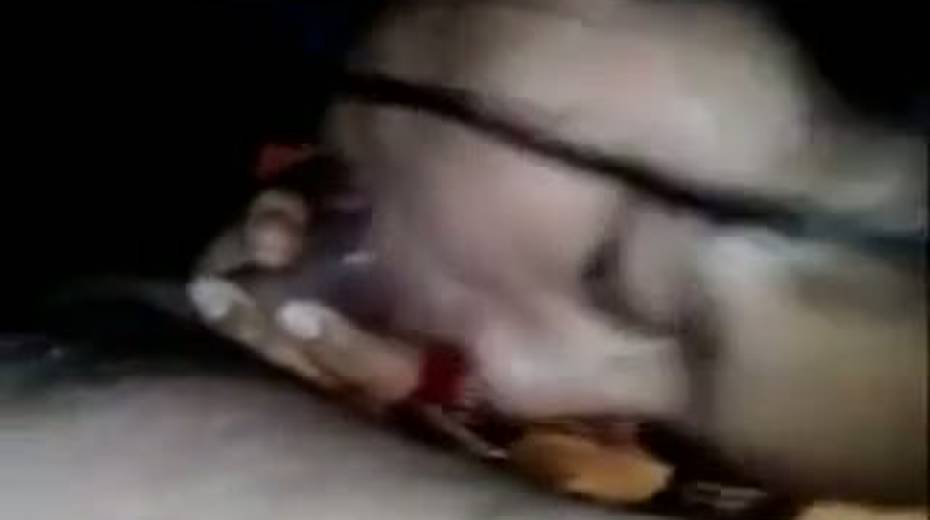 Young exotic looking chick sucking hard dick thirstily in homemade sextape - 7. pic
