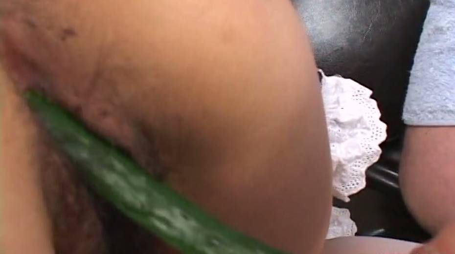 Kinky buxom Japanese maid Ai Uemura is busy with sucking lollicock for cum - 2. pic