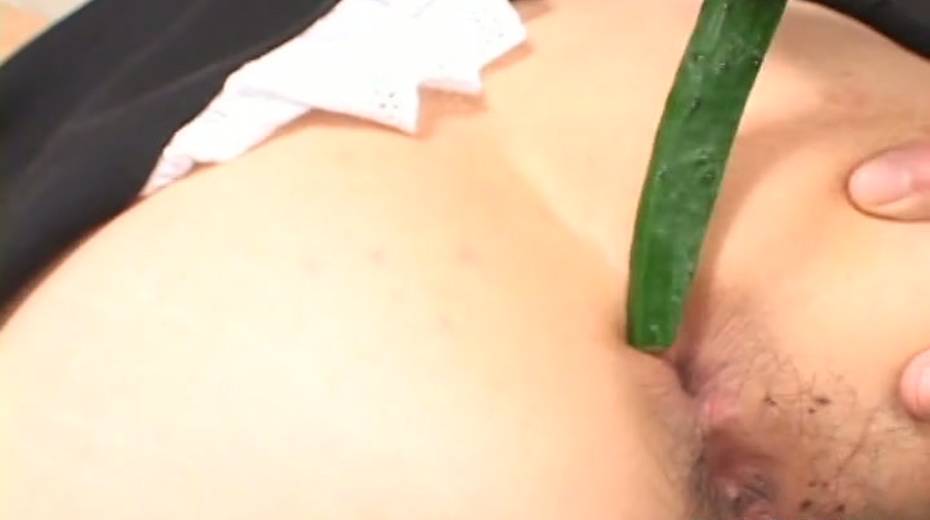 Kinky buxom Japanese maid Ai Uemura is busy with sucking lollicock for cum - 4. pic