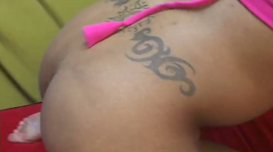 Inked Indian trollop gets her sweet punani eaten out - 14. pic
