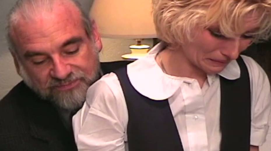 Old dude is playing with shy housemaid without panties - 6. pic