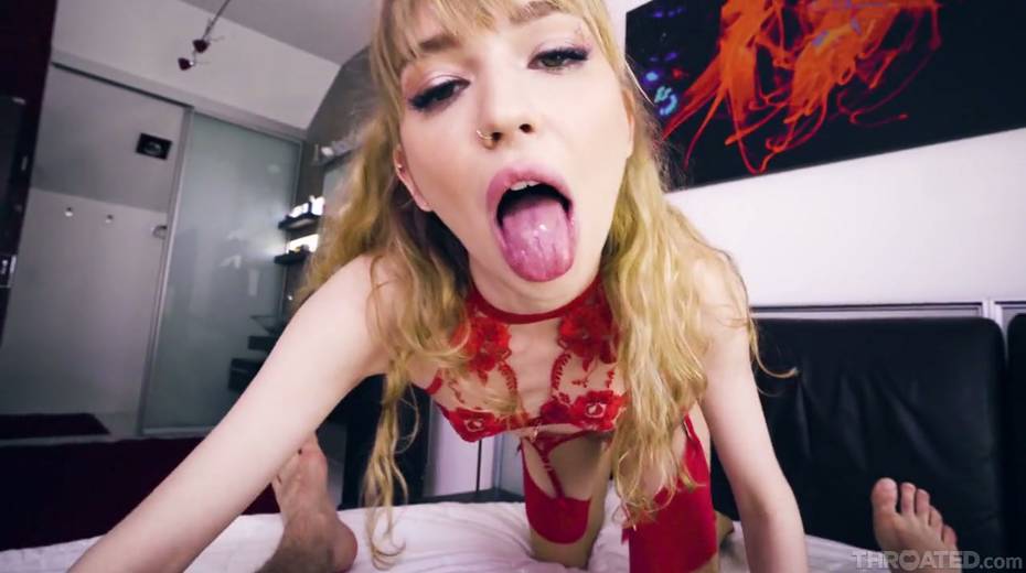 Dude fucks bottomless throat of profession cock sucker Mackenzie Moss - 9. pic