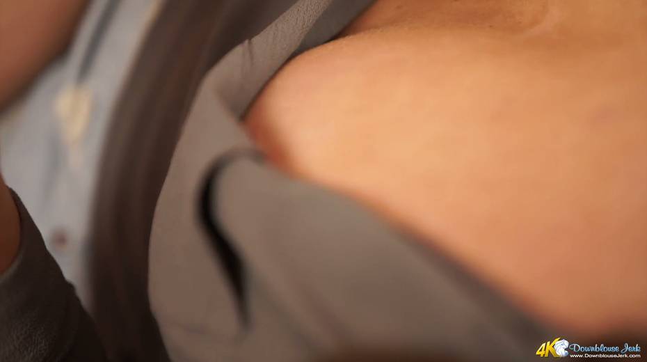 Beautiful reading babe Jemma shows her big boobs with hard and perky nipples - 21. pic