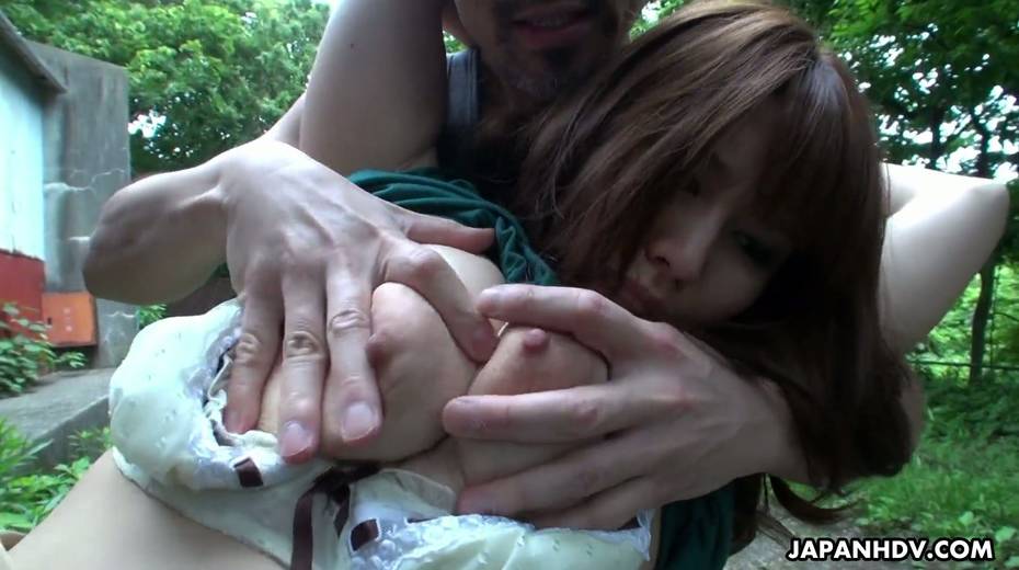 Kinky Asian chick Eri Makino is fucked by stranger in broad daylight - 5. pic
