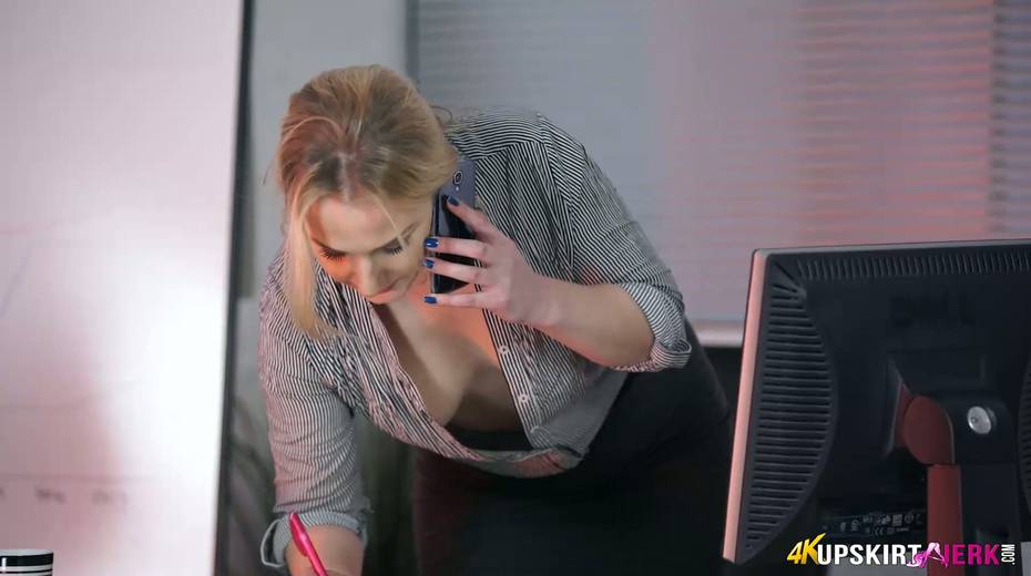 Attractive office slut Aston Wilde and her perky hard nipples - 6. pic