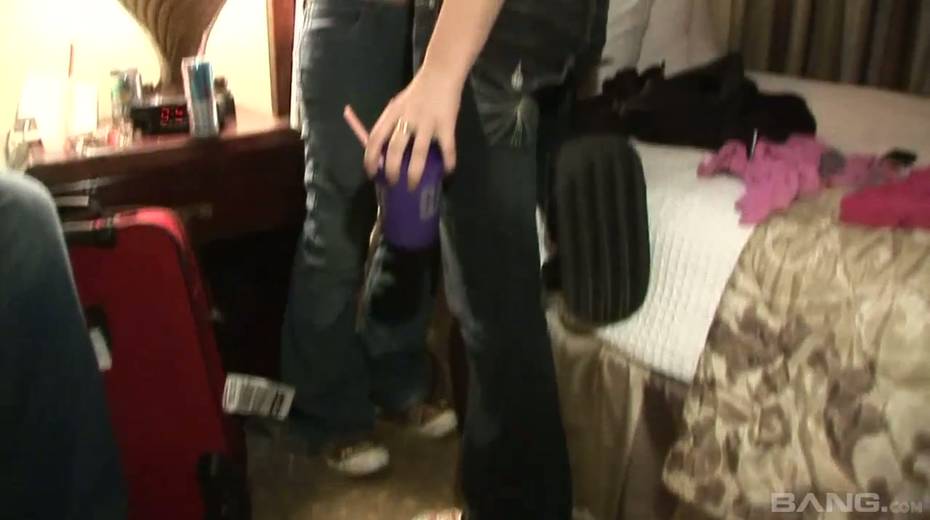 Two trashy looking chicks are going to the hardcore party - 14. pic