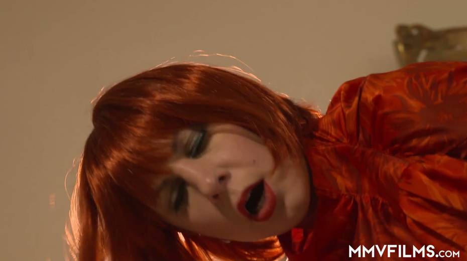 Red haired milf Valeria Jones enjoys having quickie with spy dude - 18. pic