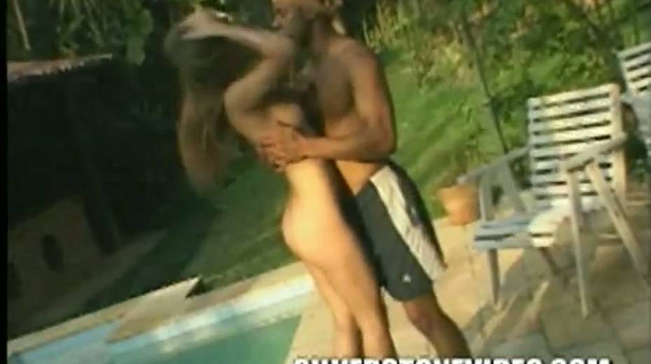 Pretty Brazilian chick gets her luscious pussy eaten out by the pool - 13. pic