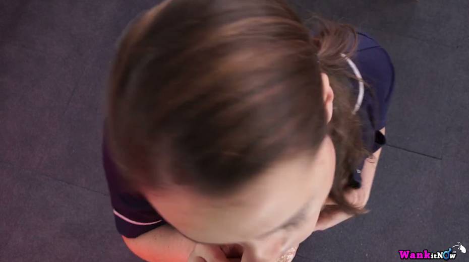 Lustful cleaning lady in uniform Olga is fucked and jizzed in the office - 4. pic
