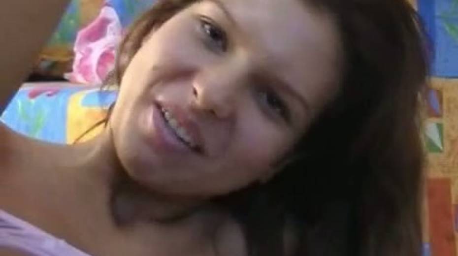 Busty teen Bertha poking wet punani with smooth sex toy - 15. pic