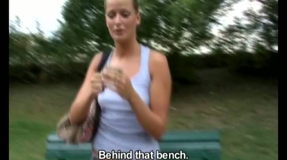 Just a Czech cutie ready to flash her perky tits in the park - 5. pic