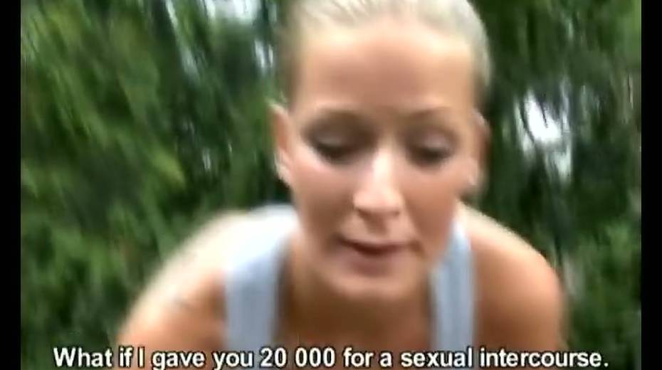 Just a Czech cutie ready to flash her perky tits in the park - 14. pic