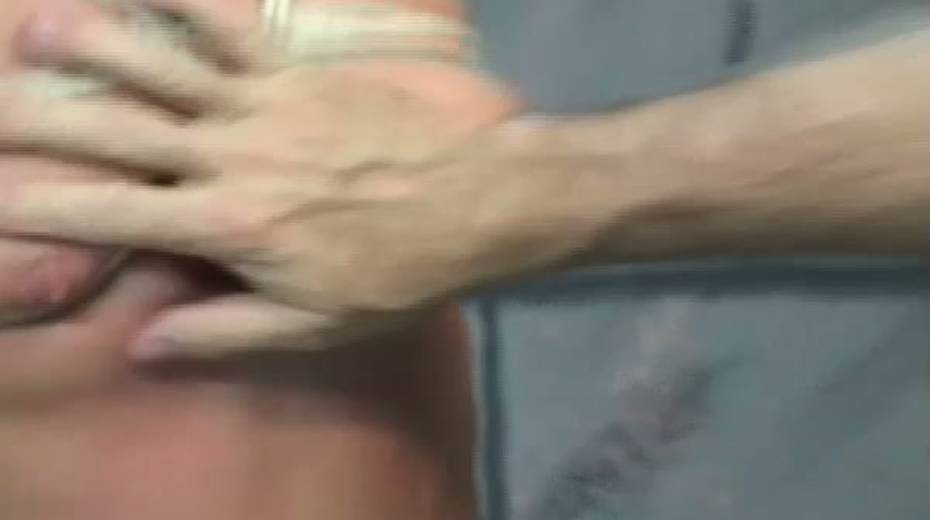 Old fart is punishing young sweetie which is tied up and restrained - 6. pic