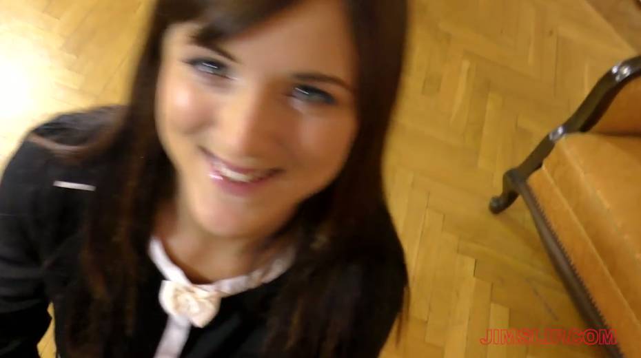 Fabulous babe Lydia Lust is playing with her yummy shaved muff - 3. pic