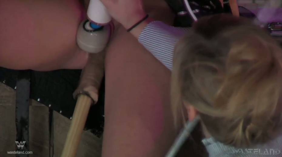 Kinky mistress punishes pussy and tits of tied up hoochie Miss Alyssah - 19. pic