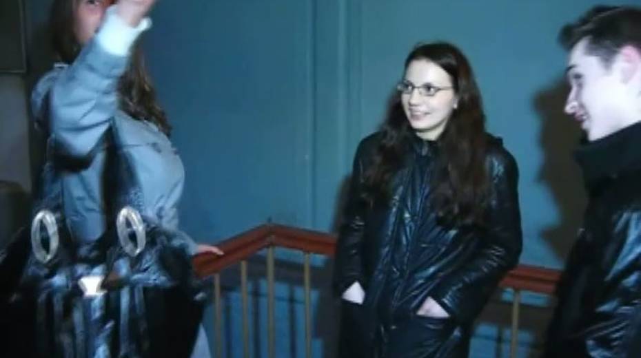 Couple of bitchy college sluts enjoy nice FFM fuck - 2. pic