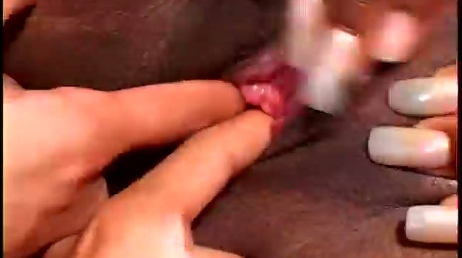 Two black hotties and two white chicks arrange unforgettable lesbian orgy - 9. pic