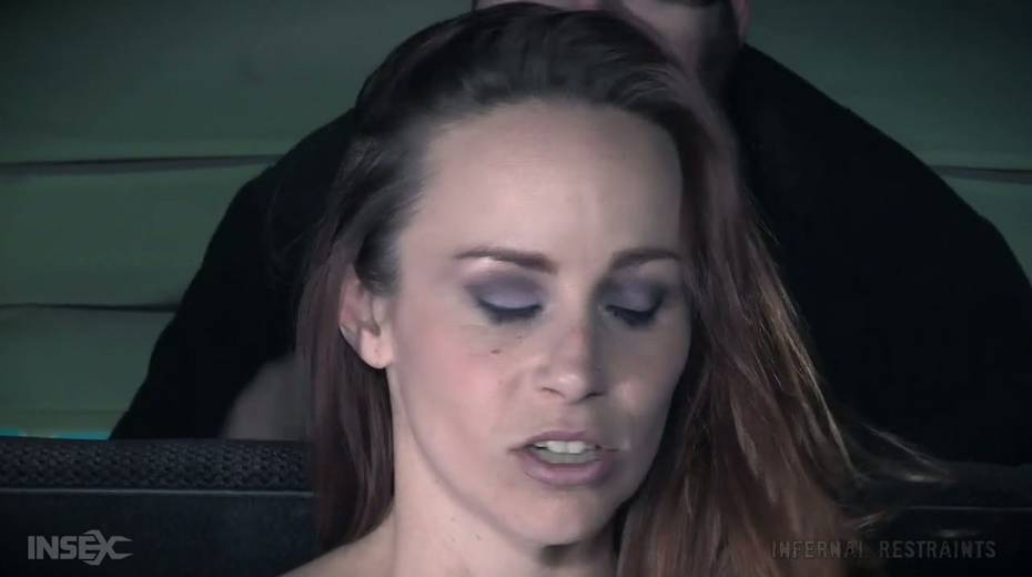 Suspended upside down bitch Bella Rossi gets her pussy punished - 2. pic
