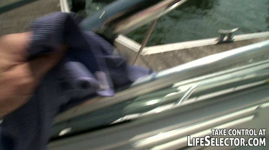 Shapely enchantress Alexis Brill is fucking on the boat - 2. pic