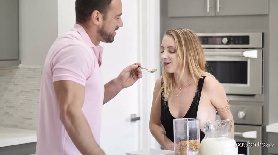 Delicious blond girlfriend Macy Meadows gives her head and takes dick in wet pussy - 3. pic