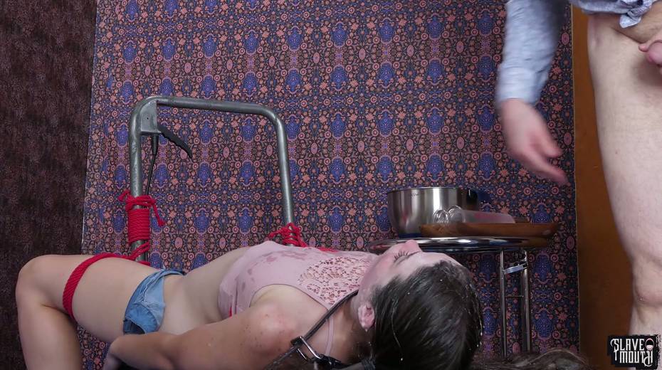 Nerdy pig-tailed brunette in glasses Anastasia Rose is licking dirty anal hole of one fat pervert - 13. pic