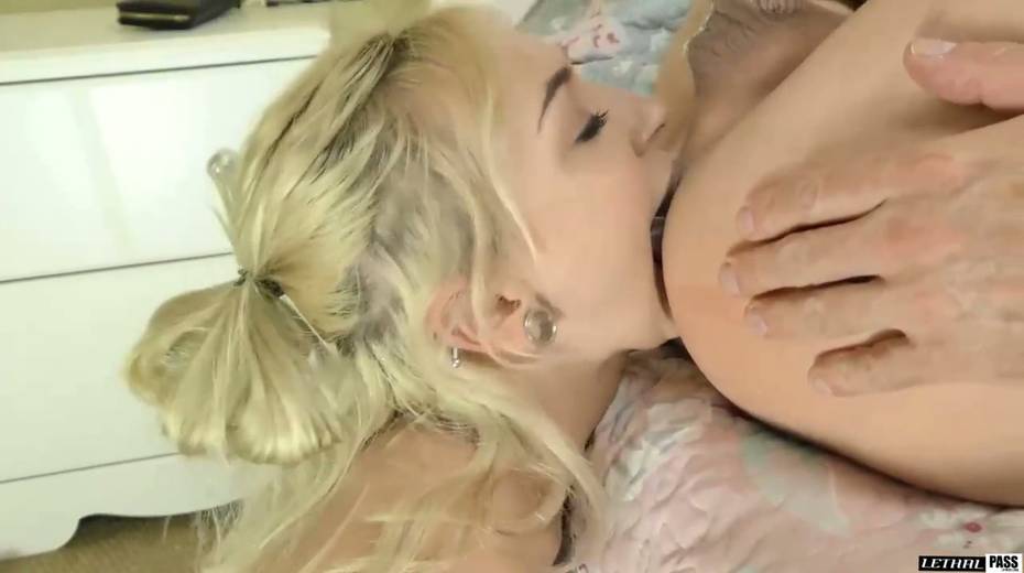 Pretty young blonde Chloe Temple licks anal hole and gets fucked hard - 19. pic