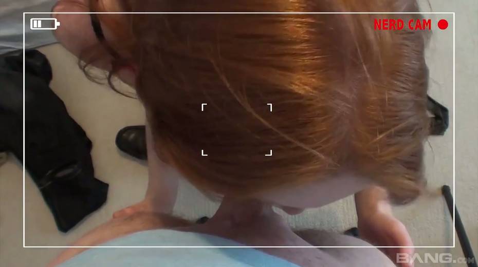 Tricky nerd Paul Taylor fucks deep throat of one red haired slutty chick - 16. pic