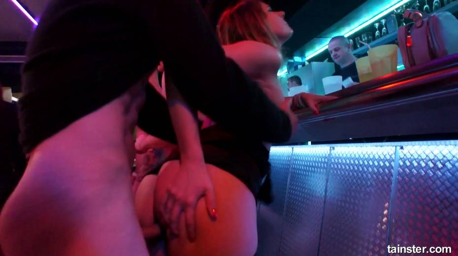 Hookers and hot blooded stud go wild at the hardcore Tainster party - 19. pic
