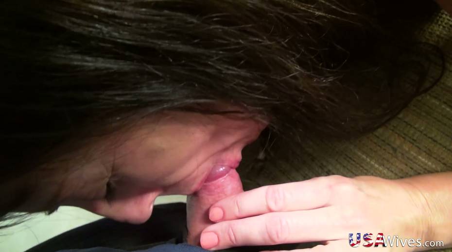 Aged American wife Rose swallows small penis in hot POV homemade video - 28. pic