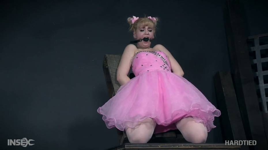 Lovely babe looking like a doll gets her pussy fucked and punished in the dark room - 2. pic