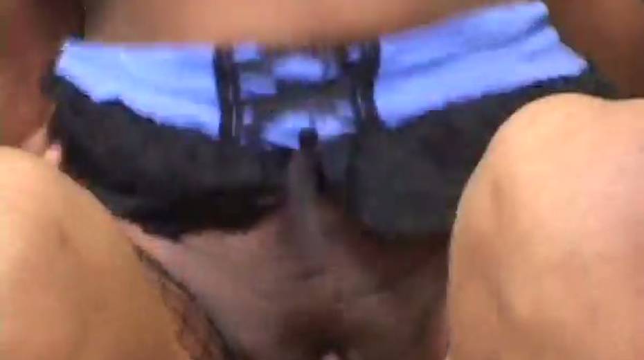 Captivating black chick with huge saggy boobies loves reverse cowgirl position - 15. pic