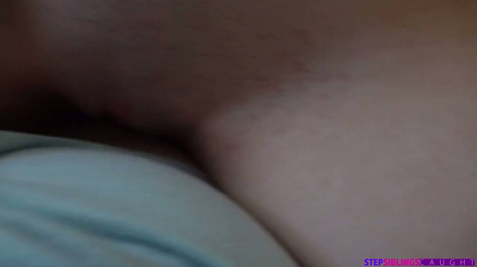 Four eyed stepsister Bambi Black shows off her creampied pinkish hole - 17. pic