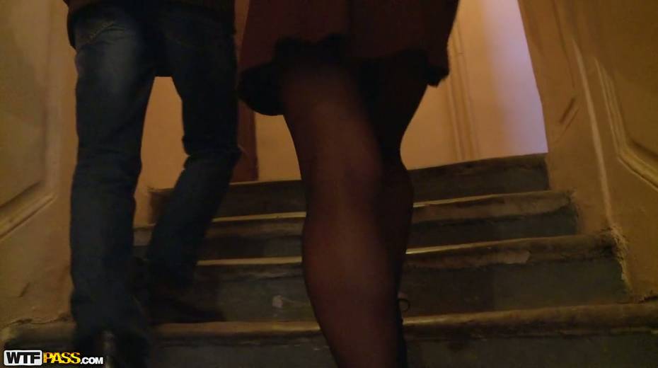 Raven haired bitchy sex pot got fucked in doggy pose on sofa at first date - 3. pic