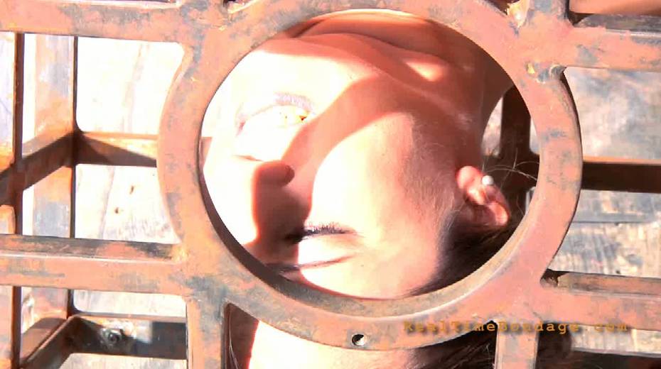 Sex-slave won't never forget cage and hot wax on her body - 5. pic