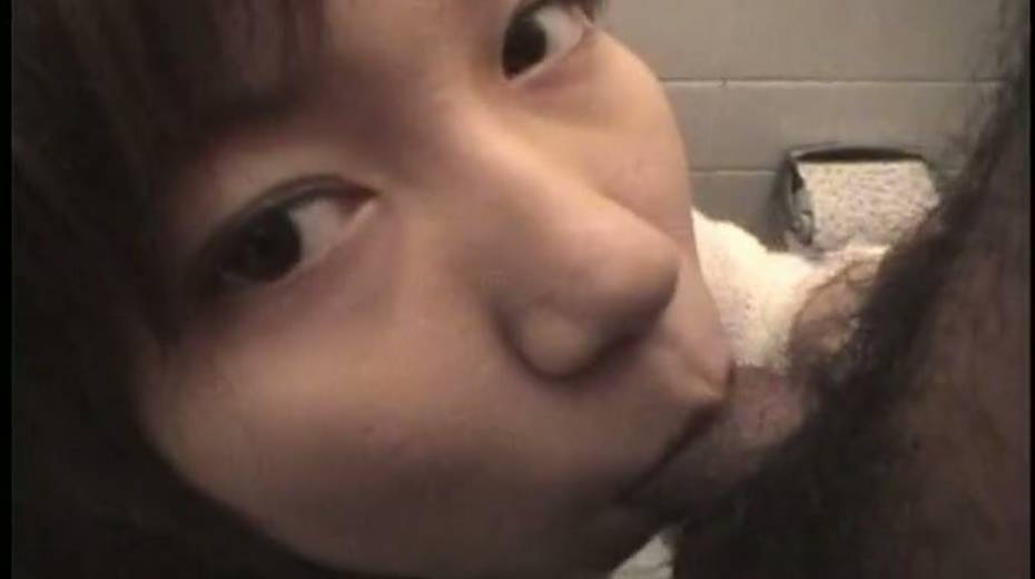 Lustful office worker fucks doggy style in a public toilet - 7. pic