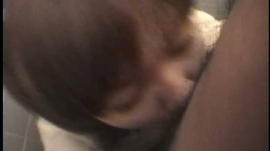 Lustful office worker fucks doggy style in a public toilet - 9. pic
