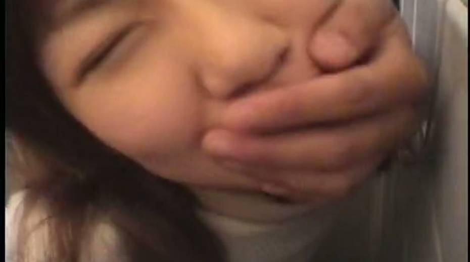 Lustful office worker fucks doggy style in a public toilet - 14. pic