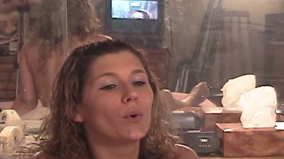 Chubby fair haired bitch enjoys various  fuck with her stud - 4. pic