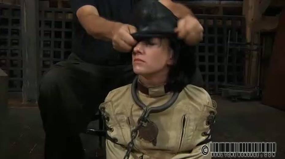 Leather mask and straitjacket look fantastic together - 9. pic