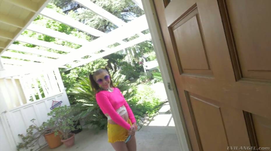 Pig tailed sweetie Carolina Sweets is fucked by one kinky dude from dating site - 3. pic