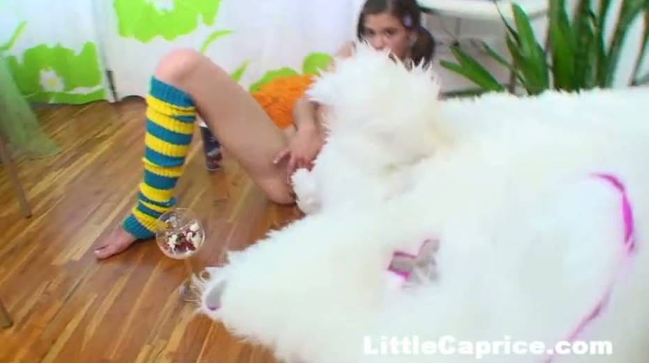 Pretty hot teen Little Caprice smears whipped cream all over her smooth pussy - 27. pic