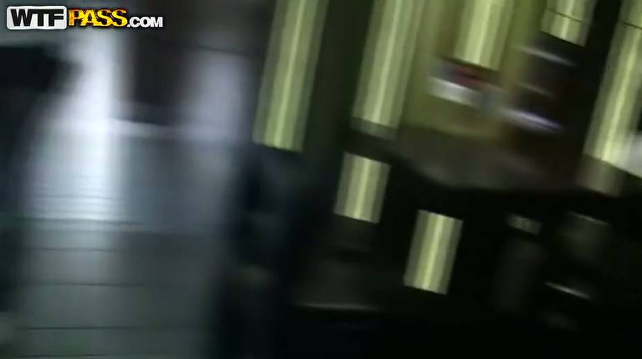 Lusty dark haired wench blows hot sausage of her stud on camera - 10. pic