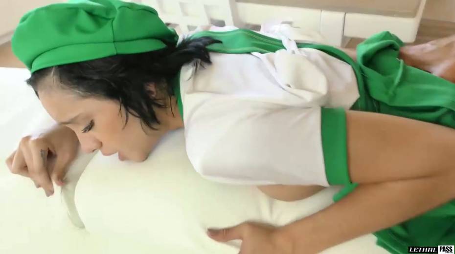 Dude picks up and fucks nice cookie gal Cadey Mercury and cums on her face - 15. pic