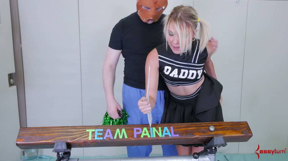Yummy cheerleader allows to fuck her deep throat and toy anal hole with beads - 8. pic